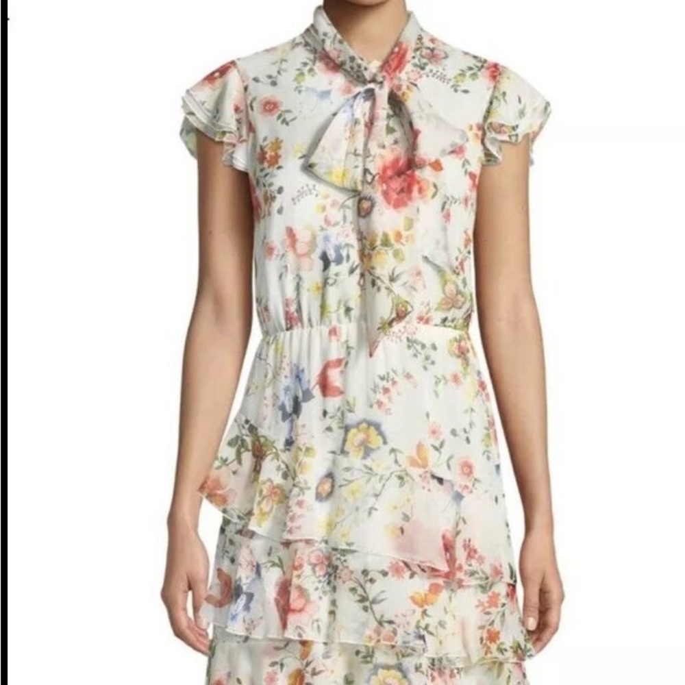 Alice and Olivia NWT Leslie neck tie dress.